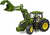 Іграшка Bruder 03151 Traktor John Deere 7R 350 I Ładowacz, фото 7