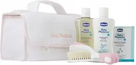 Набір доглядової косметики Chicco Baby Moments Pink Płyn Do Mycia 200Ml + Balsam Ciała Woda Perfumowana 100Ml Szczotka I Grzebień