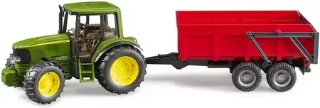 Іграшка Bruder 02057 Traktor John Deere 6920 z przyczepą wywrotką, фото 6