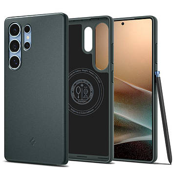 Чохол Spigen для Samsung Galaxy S25 Ultra - Thin Fit (MagFit), Abyss Green (ACS08947)