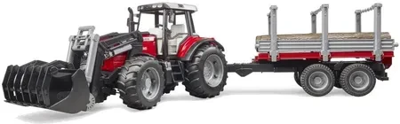 Іграшка Bruder 02046 Traktor Massey Ferguson 7480 z przyczepą