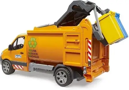 Іграшка Bruder Śmieciarka Mercedes-Benz Sprinter 02682, фото 3
