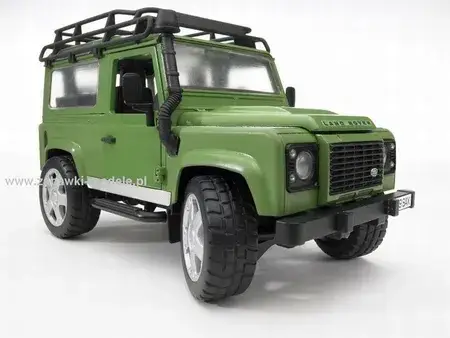Іграшка Bruder 02592 Land Rover z przyczepą dla konia i figurką konia, фото 4