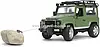 Іграшка Bruder 02592 Land Rover z przyczepą dla konia i figurką konia, фото 9