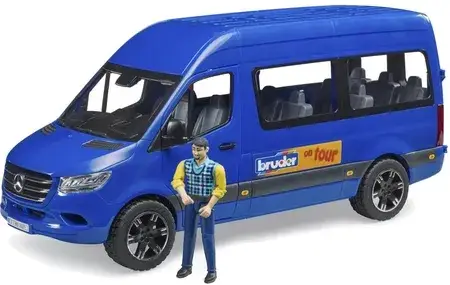 Іграшка Bruder Mb Sprinter Blue Z Figurką Kierowcy 02681, фото 3