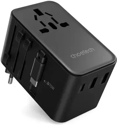 Зарядний пристрій Choetech Podróżna Pd5022 70W Black