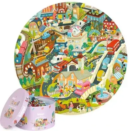 Пазл Boppi Puzzle Okrągłe 58Cm Życie W Mieście 150El., фото 1
