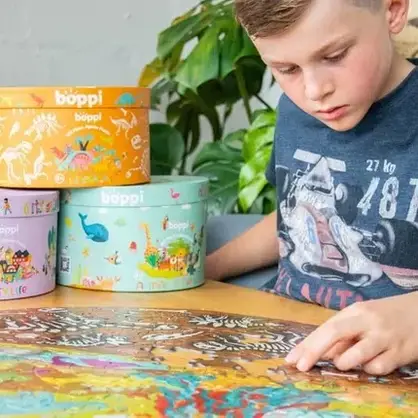 Пазл Boppi Puzzle Okrągłe 58Cm Życie W Mieście 150El., фото 3