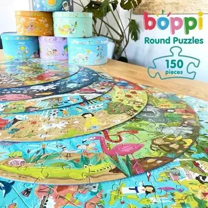 Пазл Boppi Puzzle Okrągłe 58Cm Życie W Mieście 150El., фото 6