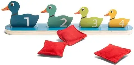 Іграшка звірятко Bs Toys Drewniana Gra Zręcznościowa Kaczki, фото 1