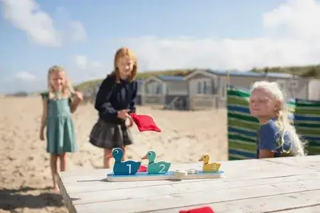 Іграшка звірятко Bs Toys Drewniana Gra Zręcznościowa Kaczki, фото 4