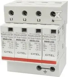 Обмежувач Citel Ogranicznik Przepięć Typ 2 C 80/160Ka 4P Ds44-230 (C461502)