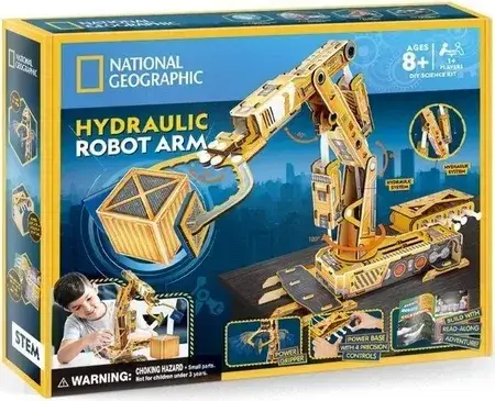 Іграшка розвиваюча Cubic Fun National Geographic Robotyczne Ramię Hydrauliczne, фото 1