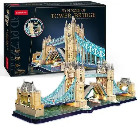 Пазл Dante Puzzle 3D Tower Bridge Led L531H Cubic Fun (306- 20531), фото 3