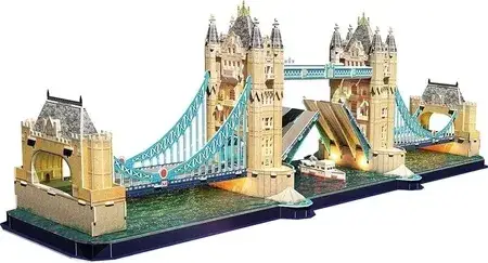 Пазл Dante Puzzle 3D Tower Bridge Led L531H Cubic Fun (306- 20531), фото 4