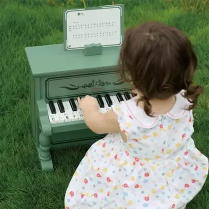 Іграшка піаніно Classic World Pianinko Vintage + Książeczka Do Nauki, фото 4