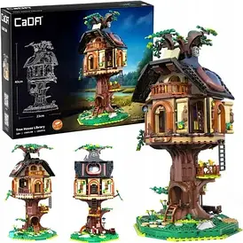 Конструктор Cada Klocki Konstrukcyjne Biblioteka W Domku Na Drzewie 1808El. Led