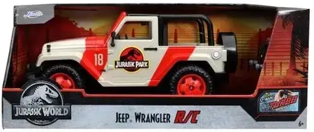 Іграшка Dickie Toys Jada Jurassic Park Jeep Wrangler Na Radio, фото 1