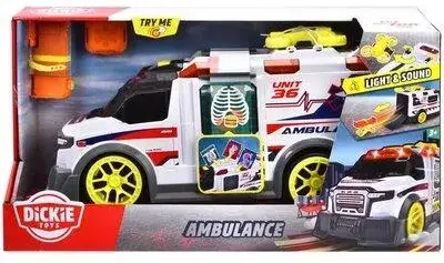 Іграшка Dickie Toys Samochód Action Series Ambulans 203307003, фото 1