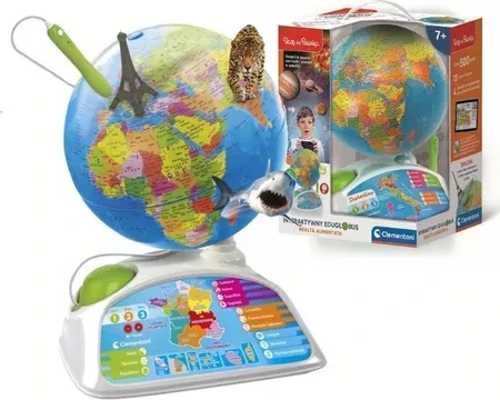 Дошка UCZĘ SIĘ BAWIĄC: Interaktywny Eduglobus CLEMENTONI 50847