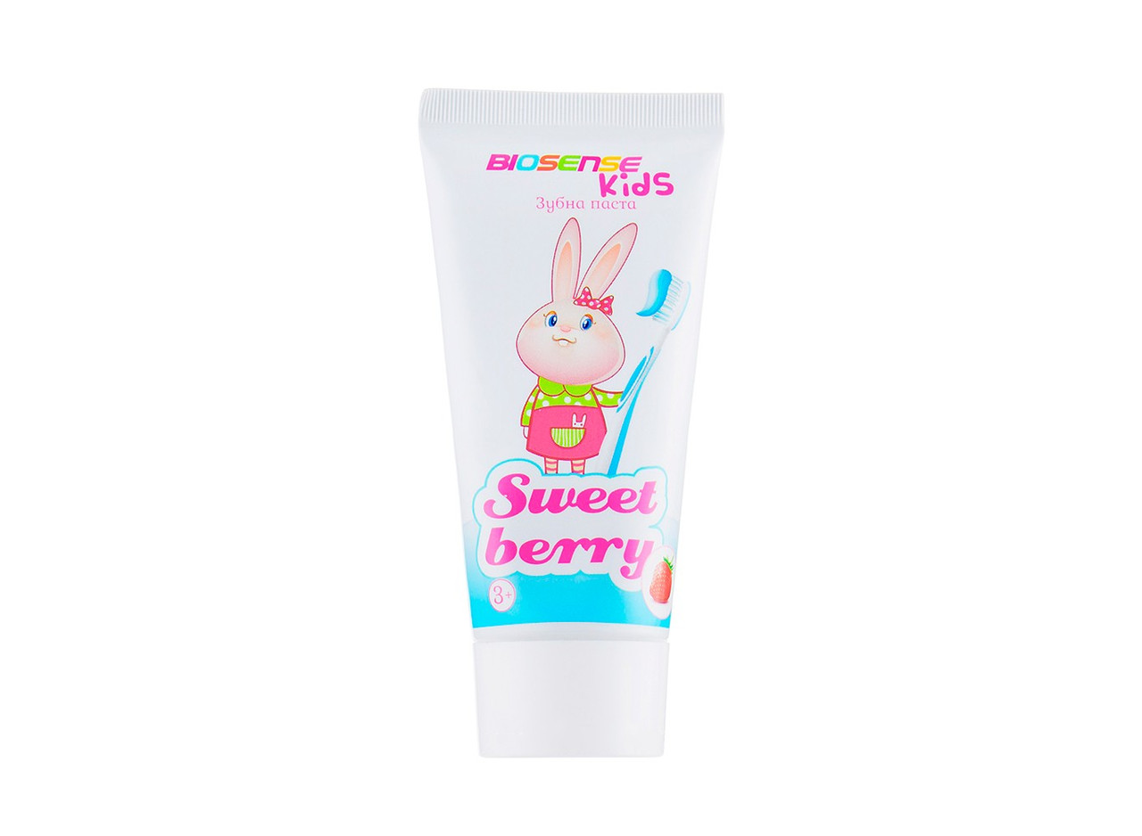 Зубна паста для дітей 3+ Juicy Gum BIOSENSE, 50 мл, фото 1