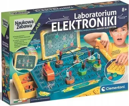 Іграшка розвиваюча Clementoni Naukowa Zabawa Laboratorium Elektroniki 50727, фото 1