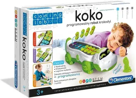 Іграшка розвиваюча Clementoni Koko Programowalny Robot Krokodyl 50108, фото 4