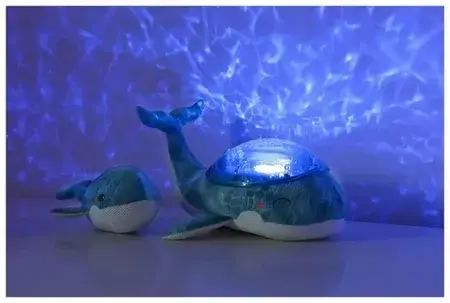 Іграшка Cloud B Tranquil Whale Wieloryb Lampka I Grzechotka Blue (CLTT7901WBN1022), фото 3