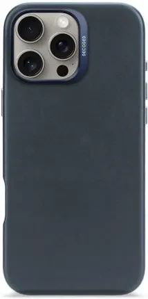 Запчастина для телефону Decoded Leather Backcover - skórzana obudowa ochronna do iPhone 16 Pro Max kompatybilna z MagSafe (navy)