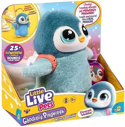 Іграшка Moose Little Live Pets Chodzący Pingwinek Interaktywny 26535