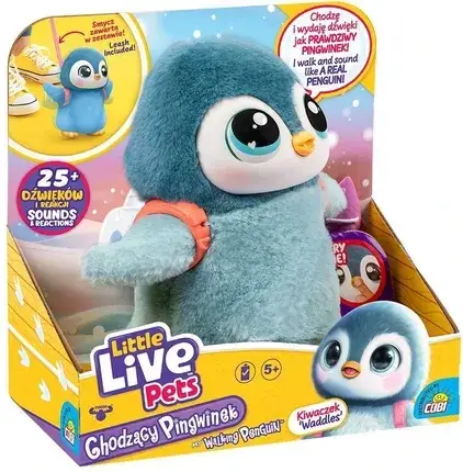 Іграшка Moose Little Live Pets Chodzący Pingwinek Interaktywny 26535, фото 3