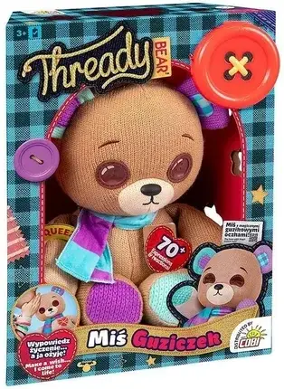 Інтерактивна іграшка Thready Bear 23001 Miś Guziczek, фото 1