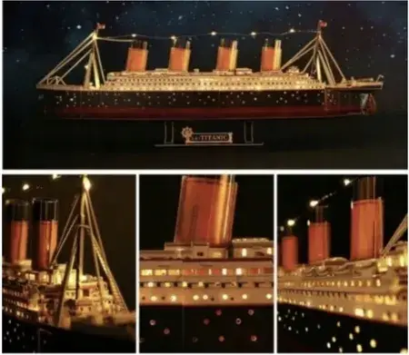 Пазл Dante Puzzle 3D Led Titanic 266El., фото 3
