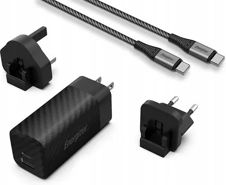 Зарядний пристрій Energizer  Sieciowa Ultimate Multiplug Gan 90W Pd Black