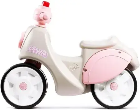 Візок дитячий Falk Jeździk Scooter Strada Retro Dla Dziewczynki Ciche Opony Od 1 Roku, фото 1