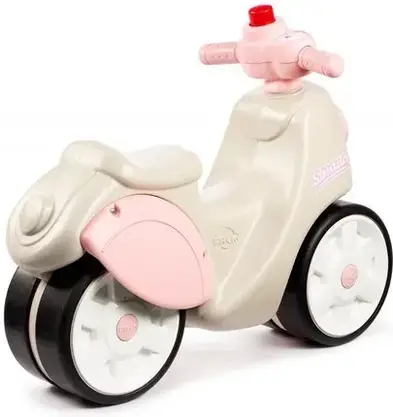 Візок дитячий Falk Jeździk Scooter Strada Retro Dla Dziewczynki Ciche Opony Od 1 Roku, фото 4