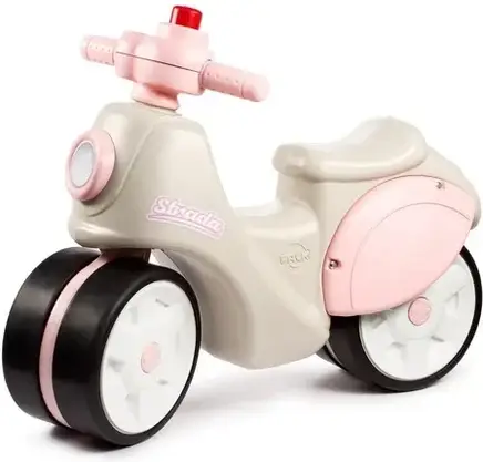Візок дитячий Falk Jeździk Scooter Strada Retro Dla Dziewczynki Ciche Opony Od 1 Roku, фото 5
