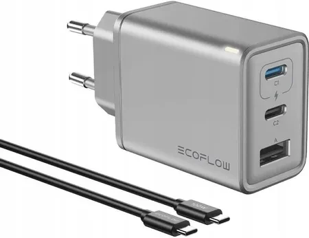 Зарядний пристрій Ecoflow  Sieciowa Do Telefonu 2x Usb-c Typ-c Gan Qc 4.0 65w