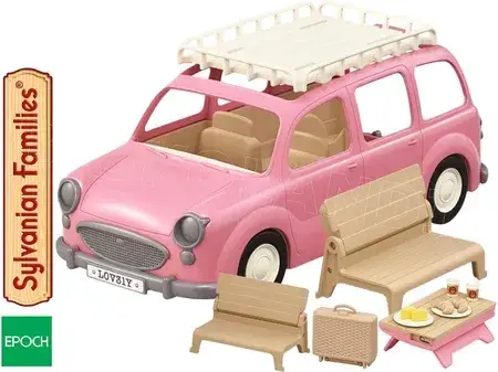 Іграшка Pink rodzinny piknikowy van Sylvanian Families 5535, фото 1