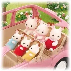 Іграшка Pink rodzinny piknikowy van Sylvanian Families 5535, фото 3
