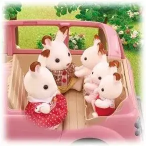 Іграшка Pink rodzinny piknikowy van Sylvanian Families 5535, фото 6
