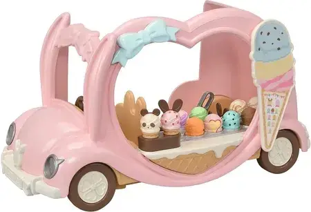 Іграшка Epoch Sylvanian Families Wesoły Samochód Z Lodami 5651, фото 1