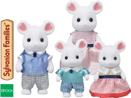 Іграшка Epoch Sylvanian Families Rodzina Piankowych Myszek 5308, фото 1
