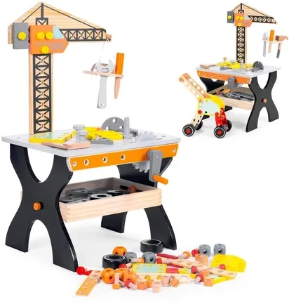Іграшка Ecotoys Drewniany Warsztat Dla Dzieci Stół Narzędziowy - Zabawka