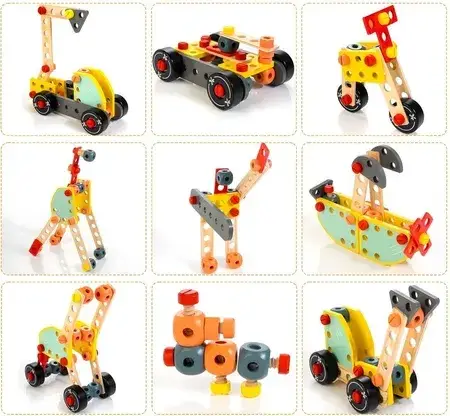 Іграшка Ecotoys Drewniany Warsztat Dla Dzieci Stół Narzędziowy - Zabawka, фото 5