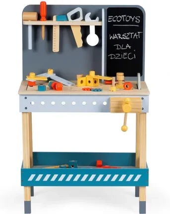 Іграшка Ecotoys Drewniany Warsztat Z Narzędziami 47 El. 1892 - Zabawka
