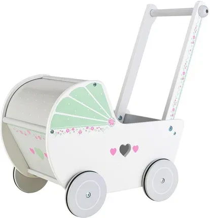 Іграшка Ecotoys Drewniany Wózek Dla Lalek Pchacz Chodzik