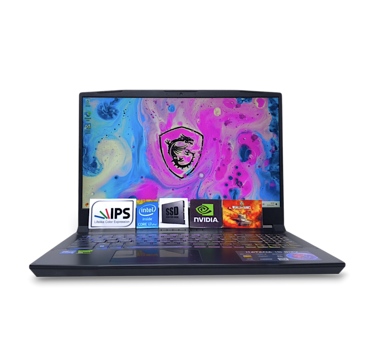 Ноутбук MSI Katana 15.6"144Gz IPS FHD Core i7-12650H 10ядер 32GB SSD1TB Nvidia RTX 4060 8GB