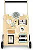 Ходунки дитячі Ecotoys Drewniany Chodzik Pchacz Wózek Edukacyjny Dla Dzieci TL01035, фото 9