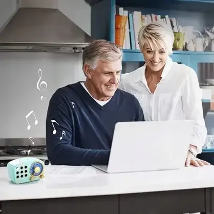 Радіо Feegar Retro Blue, фото 2